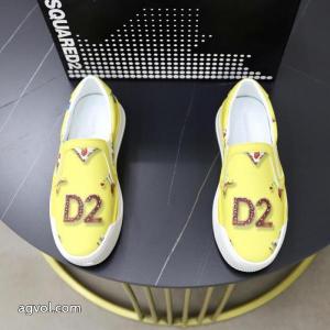 目を惹く 快適的 今季は色を使った注目新品    スニーカー偽 ブランド 通販DSQUARED2.