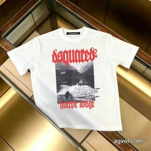 抜群な新鮮度 とにかく人気アイテム 完売必至半袖Tシャツ偽 ブランド DSQUARED2