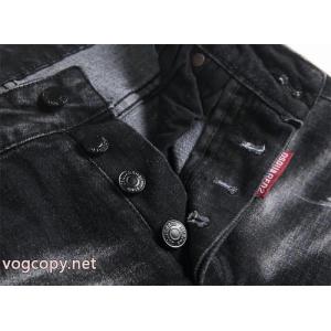 DSQUARED 2 2026新型トレンディアルファベットカップル水洗ストレッチジーンズ