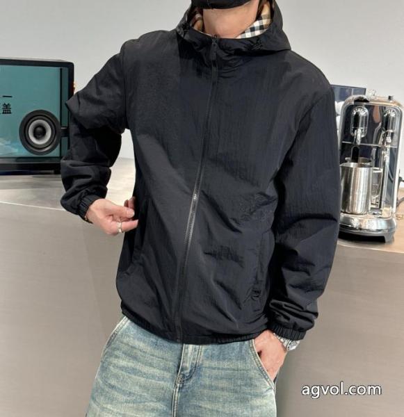 BURBERRYリッチな印象に先行入手ジャケットを両面コピー ブランド 優良 4