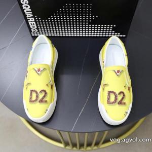 目を惹く 快適的 今季は色を使った注目新品    スニーカー偽 ブランド 通販DSQUARED2.