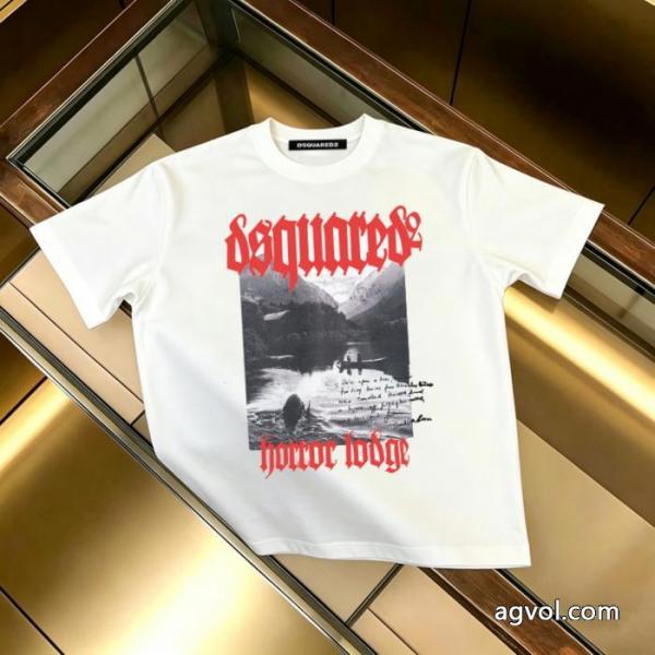 抜群な新鮮度 とにかく人気アイテム 完売必至半袖Tシャツ偽 ブランド DSQUARED2 1