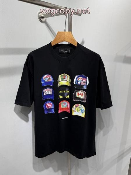 Tシャツコピー 通販ファッションスタッズ 品が良い サラサラの着心地DSQUARED2. 1