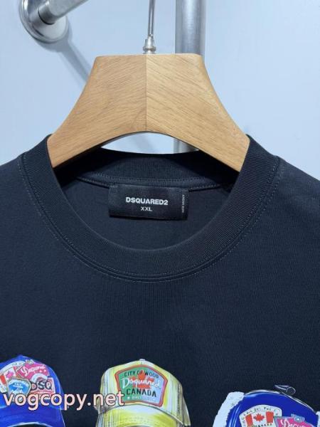 Tシャツコピー 通販ファッションスタッズ 品が良い サラサラの着心地DSQUARED2. 3