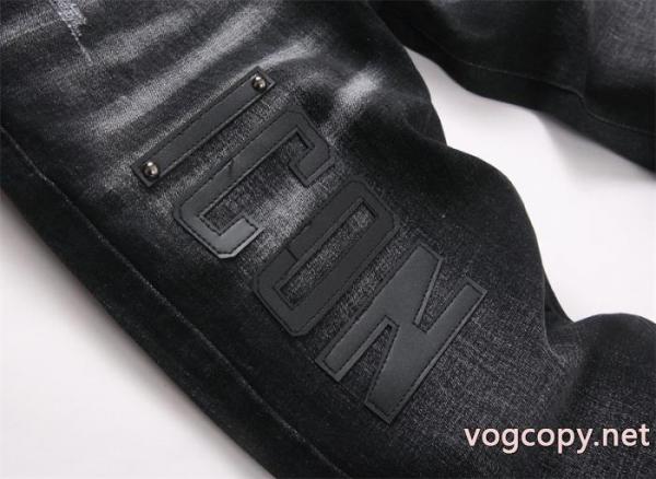 DSQUARED 2 2026新型トレンディアルファベットカップル水洗ストレッチジーンズ 5 